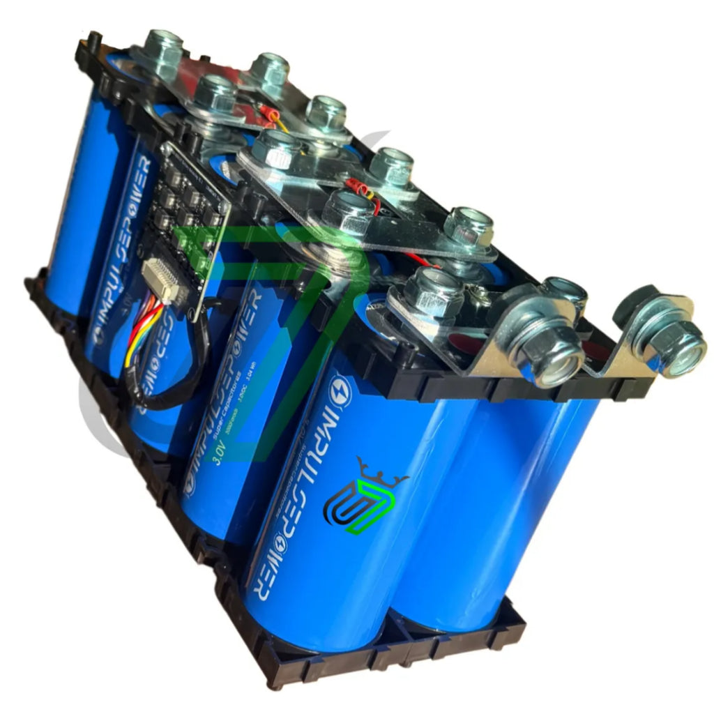 Super Capacitor Pack 10 Impulse Power 30V 3000F com BMS